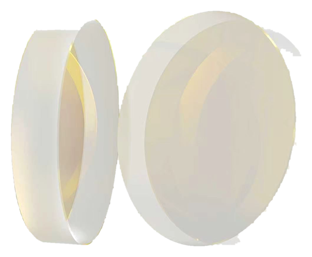 Transparent background protective lens for fiber laser machines