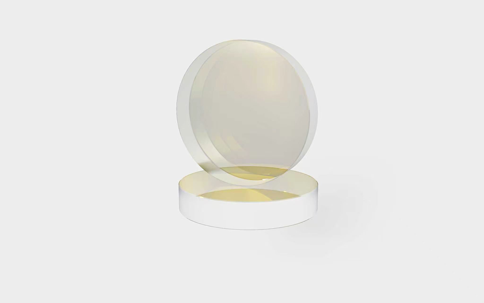 Standing protective lens product view with coated optical surface