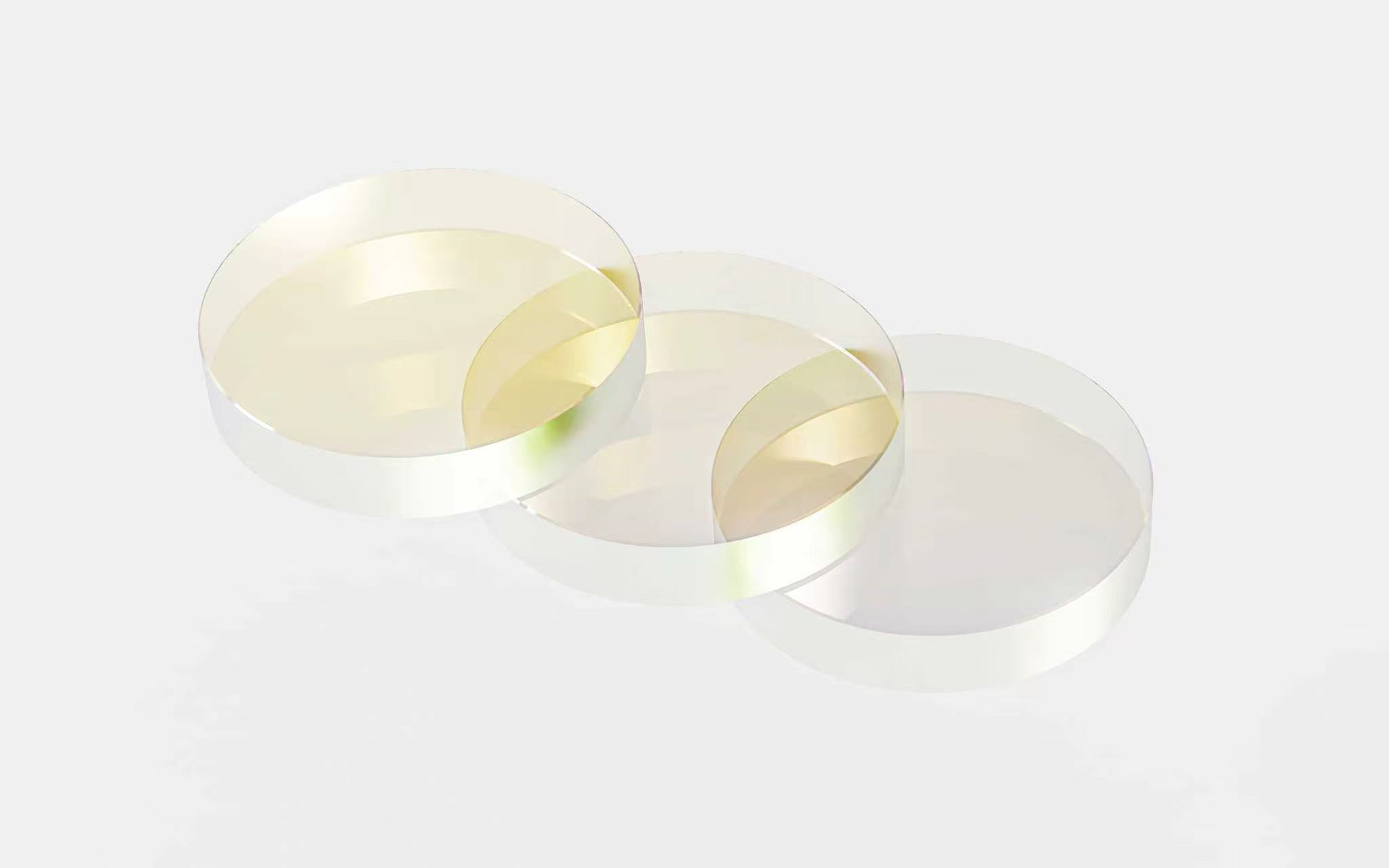 Three protective lenses for fiber laser cutting and welding machines